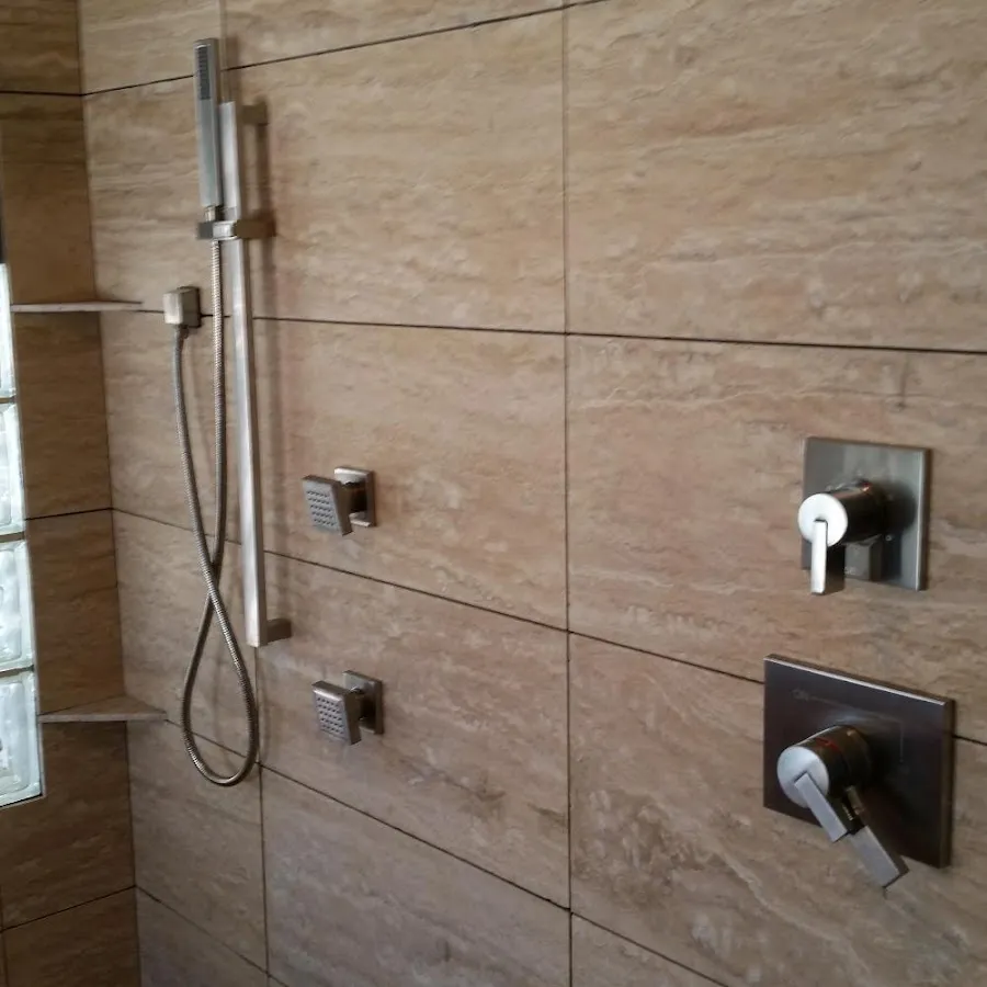 Shower fixture installation for Water Heater Replacement in Navarre